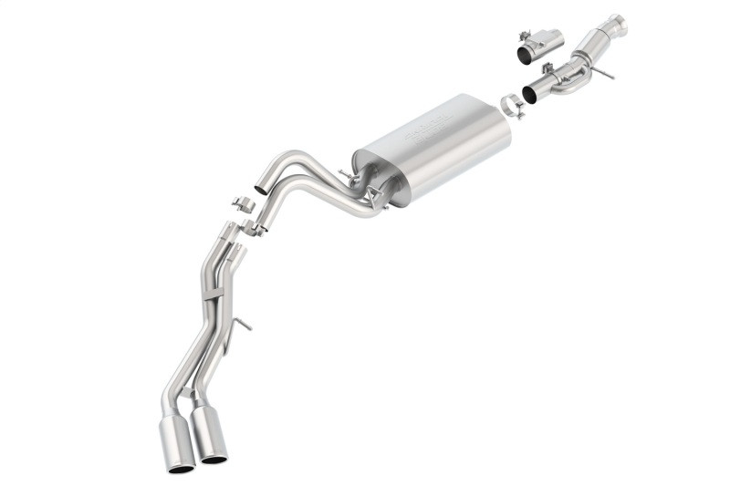 Borla Touring Cat Back Dual Same Side Exit Exhaust for 15-16 GMC Denali 6.2L
