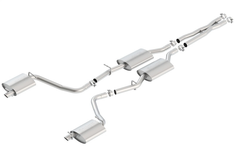 Borla S-TYPE Catback Exhaust No Tips for 2015 Dodge Challenger 3.6L V6