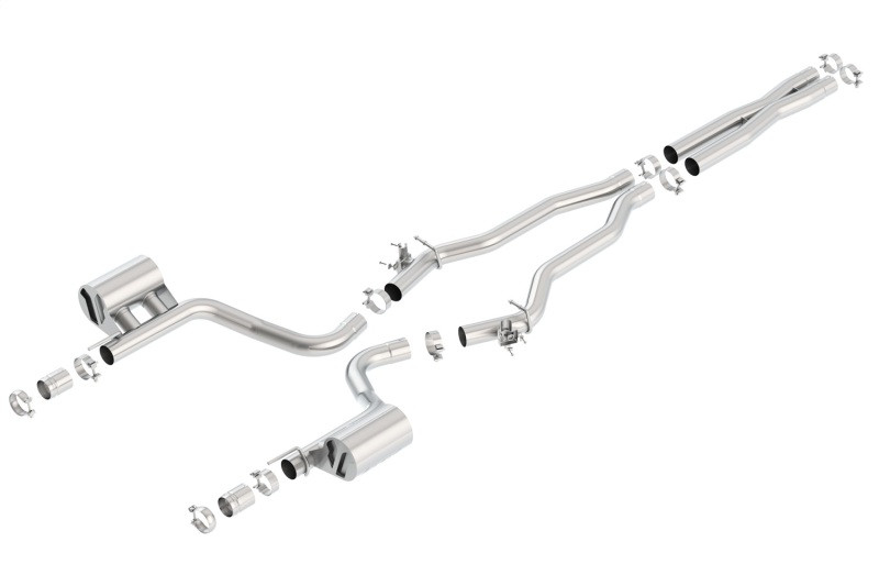 Borla Atak Exhaust No Tips for 15-19 Charger SRT Hellcat