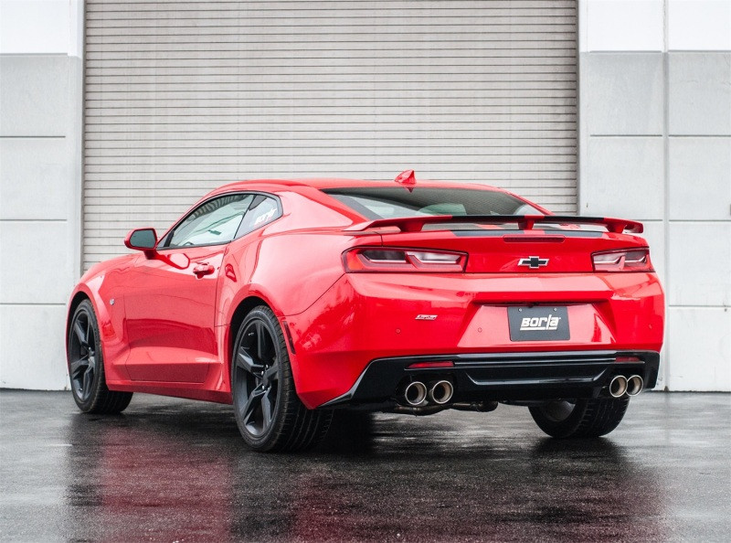 Borla ATAK Catback w/ Dual Tips (NPP) Dual Split Rear Exit for 16-17 Camaro 6.2L