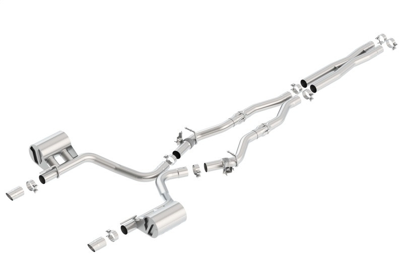 Borla  ATAK Catback Exhaust w/o Tips w/MDS Valves for 2017 Charger R/T 5.7L