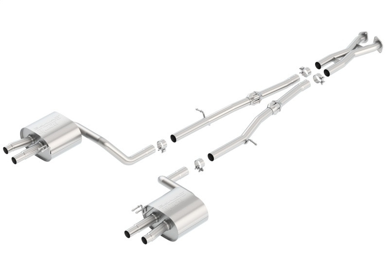 Borla 2.25" Dual Split S-Type Cat-Back Exhaust for 2018 Stinger 3.3L V6 Turbo