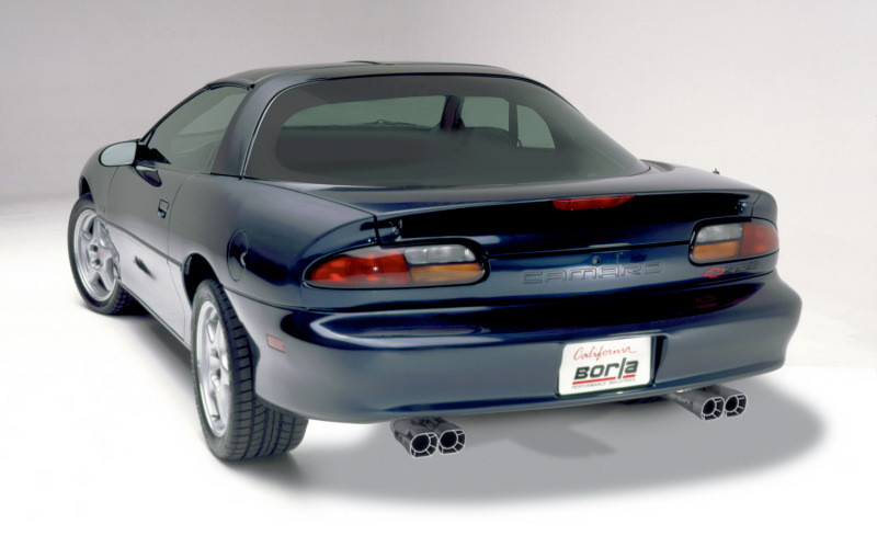 Borla Catback Exhaust Quad Tips for 98-01 CAMARO/TRANS AM 5.7L V8 AT/MT