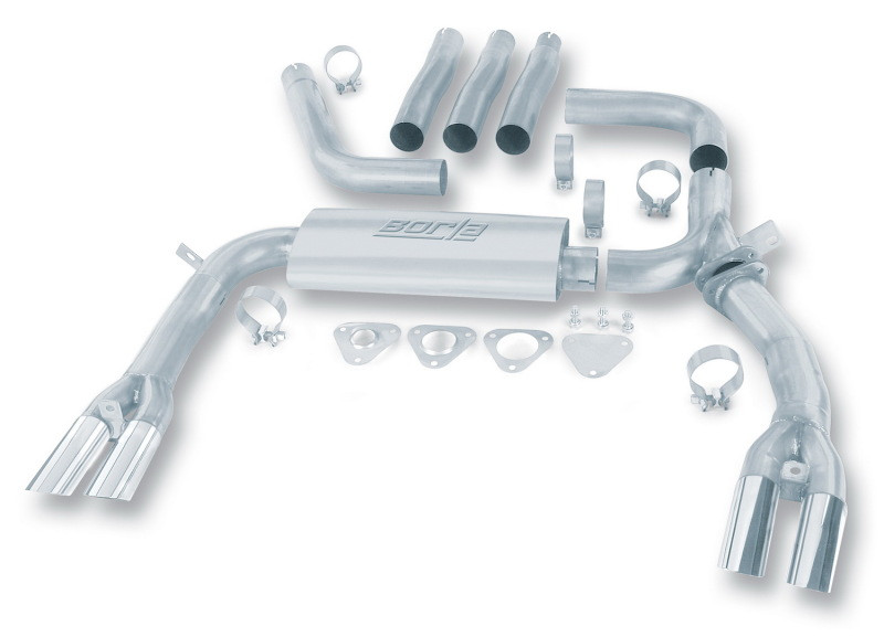 Borla SS Cat-Back Exhaust w/ Adapters for 84-92 Camaro / Trans Am 5.0L/5.7L V8
