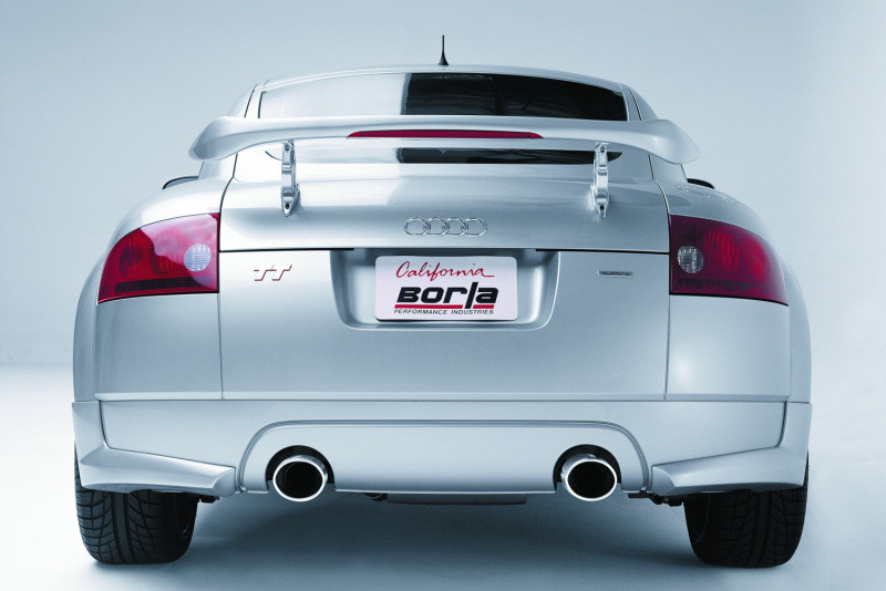 Borla Single Split Rear Exit Catback Exhaust for 01-06 Audi TT Quattro 1.8T MT