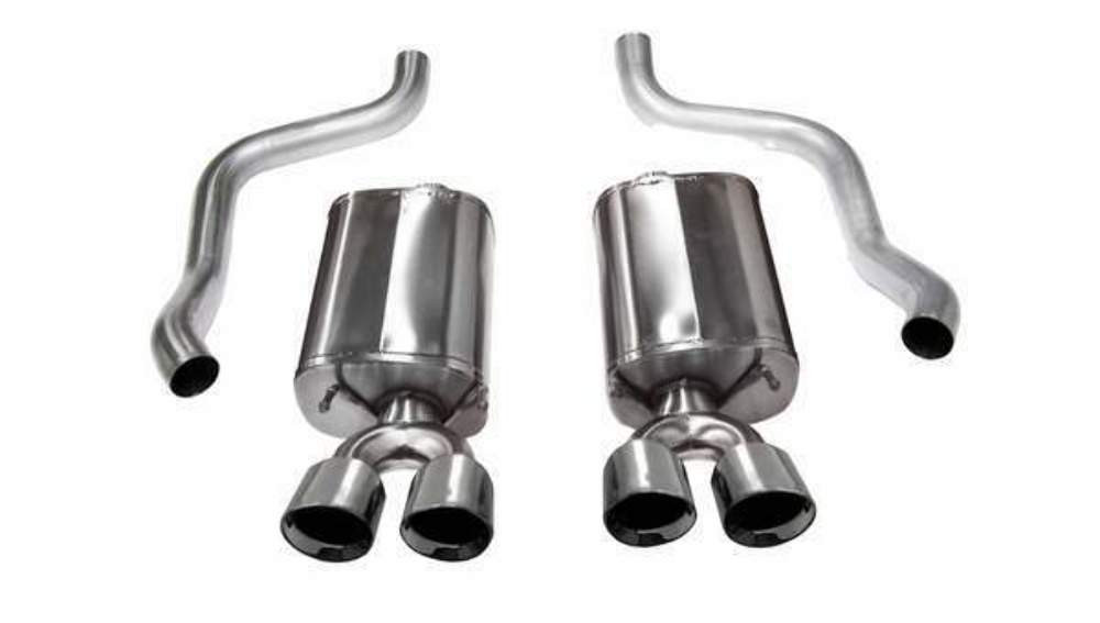 Corsa 2.5" Dual Rear Exit Axleback Exhaust for 09-13 Corvette C6 6.2L