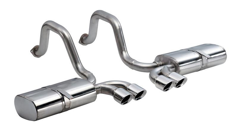 Corsa 2.5" Dual Rear Exit Sport Axleback Exhaust for 97-04 C5 Covette C06
