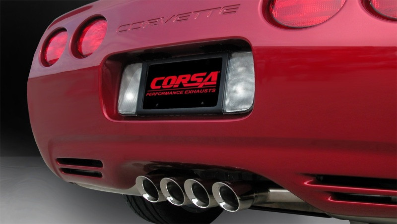 Corsa 2.5" Dual Rear Exit Sport Axleback Exhaust for 97-04 Corvette C5 5.7L