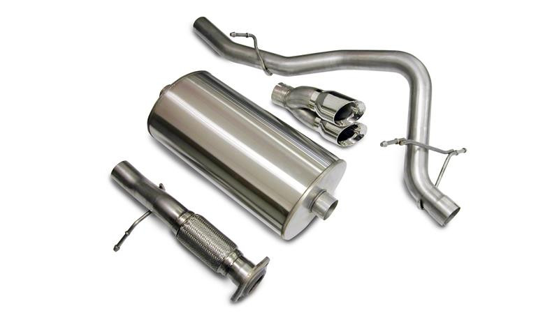 Corsa 3" Single Rear Exit Sport Exhaust for 07-08 Tahoe / Yukon 5.3L