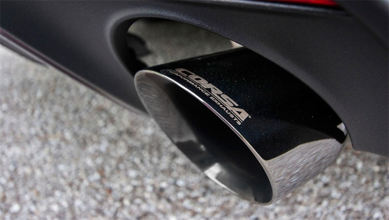 Corsa 3" Dual Rear Exit Touring Axleback Exhaust for 15-17 Mustang GT 5.0L