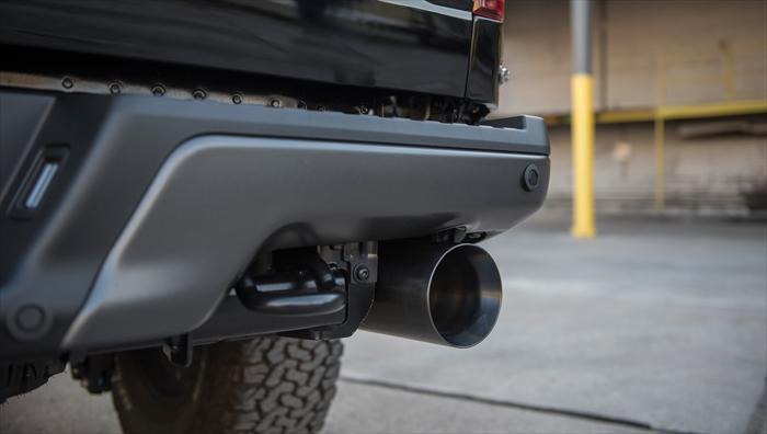 Corsa 3" Dual Rear Exit Sport Gunmetal Tip Exhaust for 17+ Raptor Ecoboost