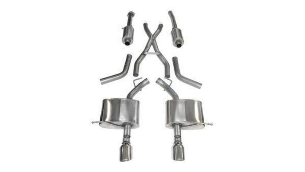 Corsa 2.5" Dual Rear Exit Sport Exhaust for 11+ Durango 5.7L V8