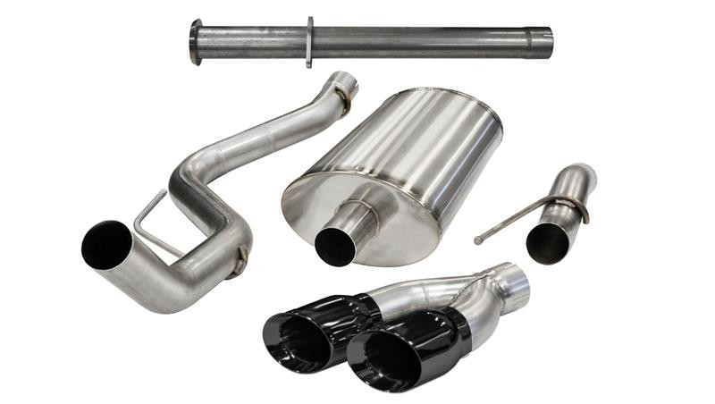 Corsa 3" Single Side Exit Xtreme Black Tip Exhaust for 11-14 Raptor 6.2L V8