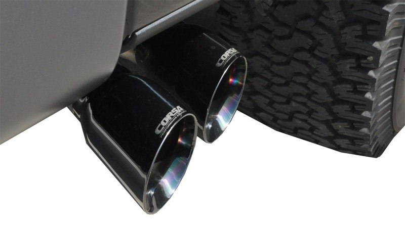 Corsa 3" Single Side Exit Xtreme Black Tip Exhaust for 11-14 Raptor 6.2L V8