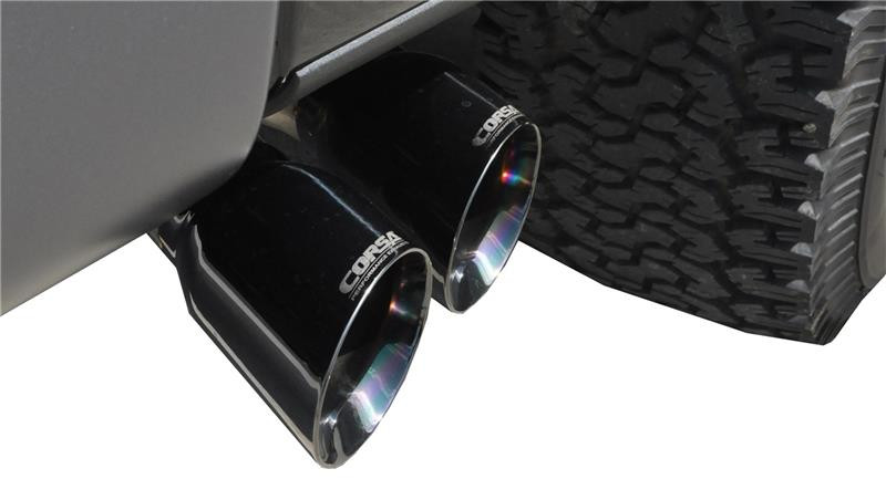 Corsa 3" Single Side Exit Xtreme Black Tip Exhaust for 11-14 Raptor 6.2L
