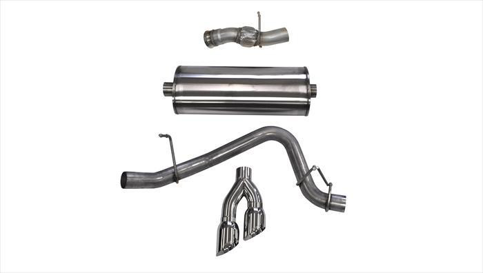 Corsa 3" Single Side Exit Sport Exhaust for 15+ Yukon Denali / Escalade 6.2L