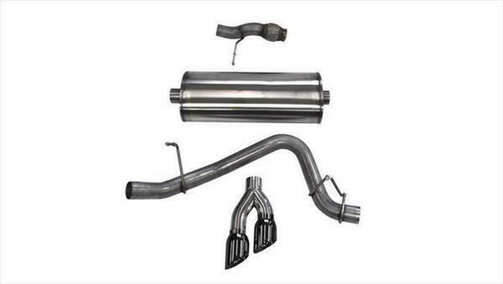 Corsa 3" Single Side Exit Sport Black Tip Exhaust for 15-19 Tahoe / Yukon 5.3L
