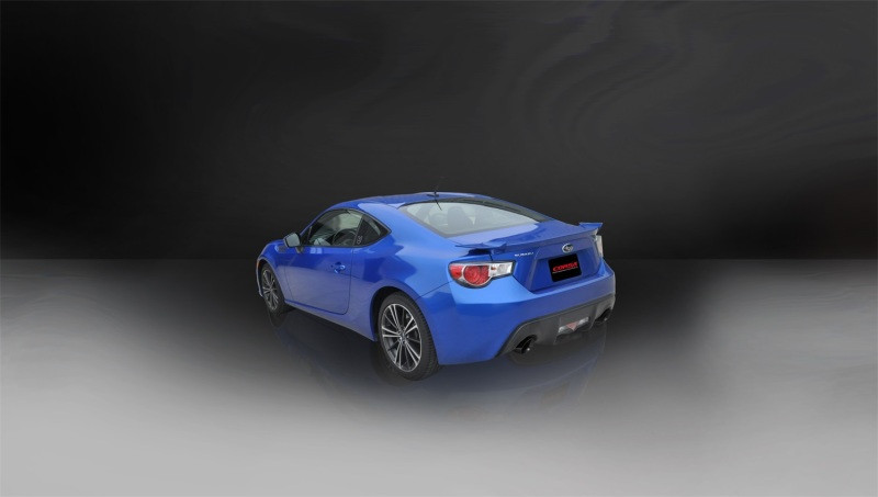 Corsa 2.5" Dual Rear Exit Sport Black Tip Exhaust for 13+ BRZ / FR-S