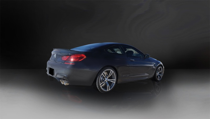Corsa 3" Dual Rear Exit Sport Axleback Exhaust for 12-18 BMW M6