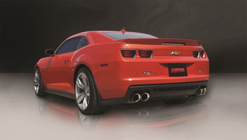 Corsa 3" Dual Rear Exit Sport Exhaust for 12-15 Camaro ZL1 Coupe