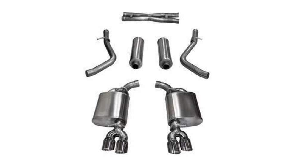 Corsa 2.5" Dual Rear Exit Xtreme Exhaust for 15-16 Challenger 5.7L