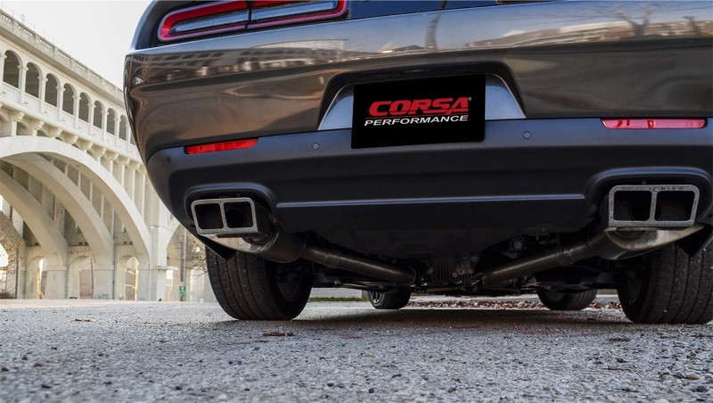Corsa 2.75" Dual Rear Exit Xtreme Exhaust for 15-19 Challenger SRT