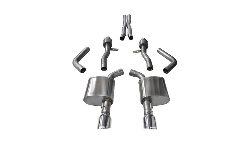 Corsa 2.75" Dual Rear Exit Sport Exhaust for 15-19 Charger SRT