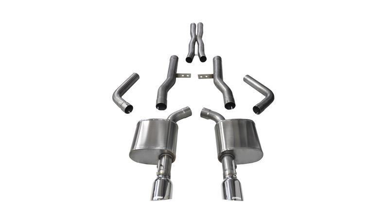 Corsa 2.75" Dual Rear Exit Xtreme Exhaust for 15-19 Charger SRT