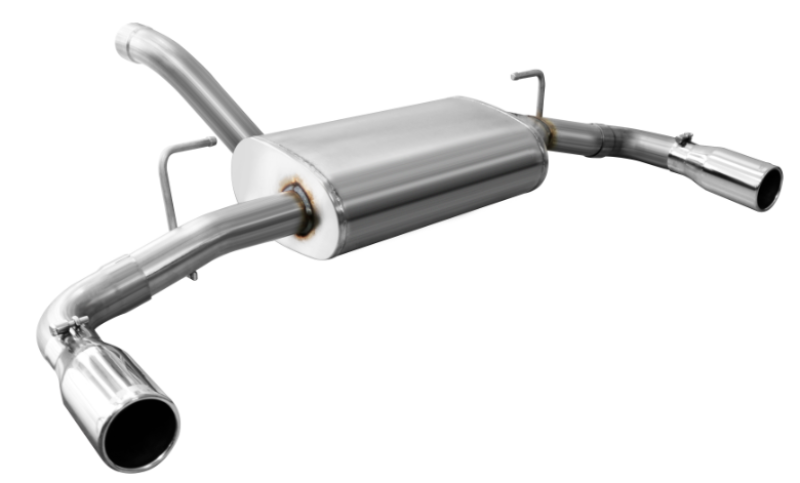 Corsa 2.5" Dual Rear Exit Sport Axleback Exhaust for 18-19 Wrangler JL