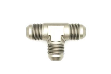 DeatschWerks 8AN Male Flare + 8AN Male Flare To 8AN Male Flare Tee Fitting
