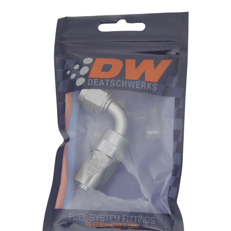 DeatschWerks 6AN Female Swivel 90-Degree Hose End CPE - 6-02-0803