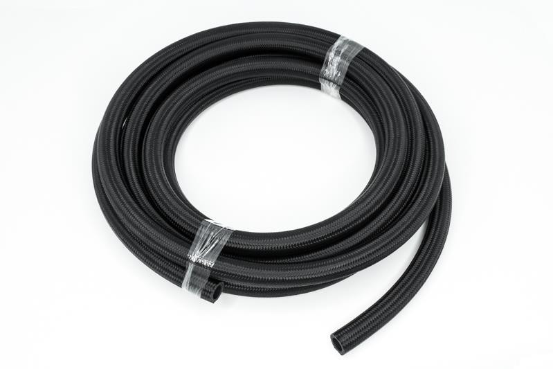 DeatschWerks 10AN Black Nylon Braided CPE Hose - 20 Feet - 6-02-0817-20