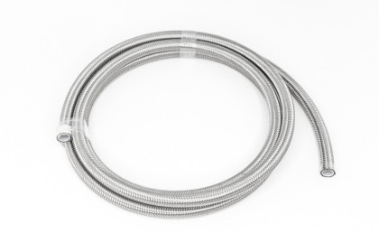 DeatschWerks 6AN SS Double Braided PTFE Hose - 10 Feet - 6-02-0861-10