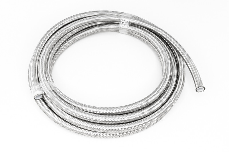 DeatschWerks 8AN SS Double Braided PTFE Hose - 20 Feet