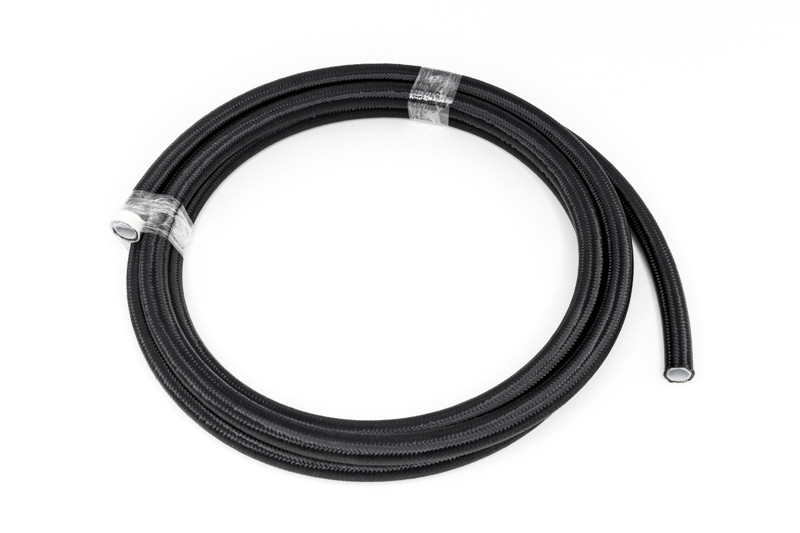 DeatschWerks 8AN Black Nylon Braided PTFE Hose - 10 Feet - 6-02-0865-10