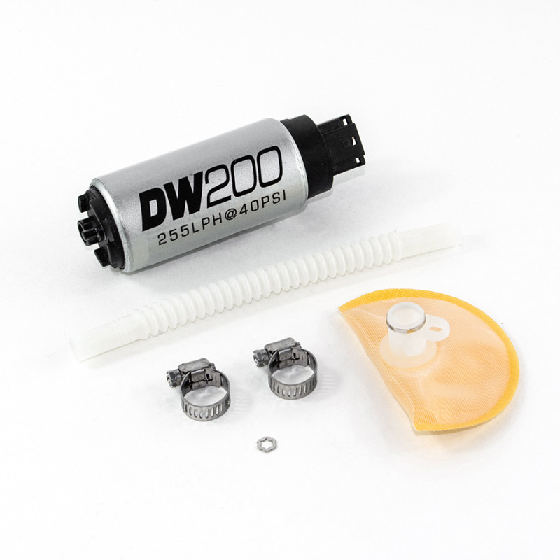 DeatschWerks DW200 Fuel Pump w/ Setup Kit for 04-08 Mazda RX8 - 9-201-1019