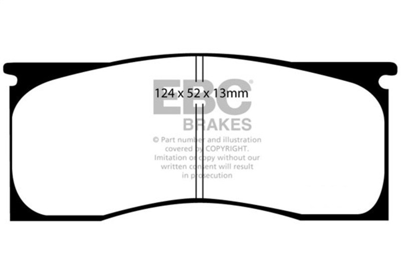 EBC Red Stuff Front Brake Pads for 65-69 Dodge Dart 2.8L - DP31157C