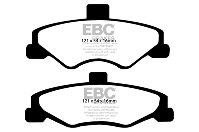 EBC Red Stuff Rear Brake Pads for 98-02 Chevy Camaro 4th Gen 3.8L - DP31323C