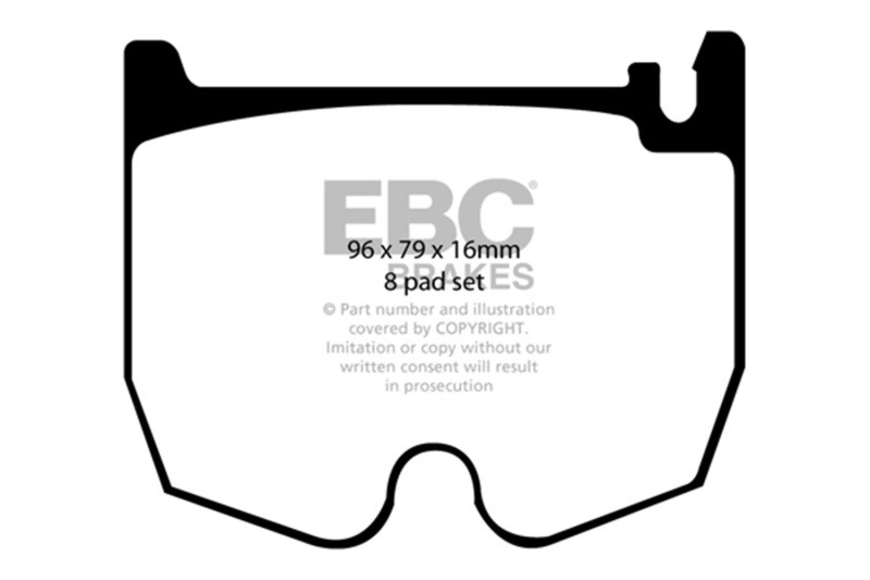 EBC Red Stuff Front Brake Pads for 03-06 Mercedes CL55 AMG 5.4L Supercharged