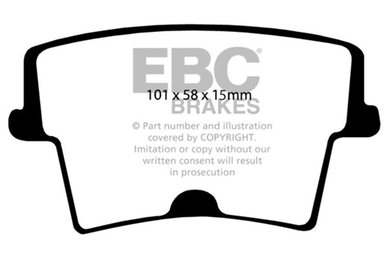 EBC Red Stuff Rear Brake Pads for 05-10 Chrysler 300C 5.7L - DP31722/2C