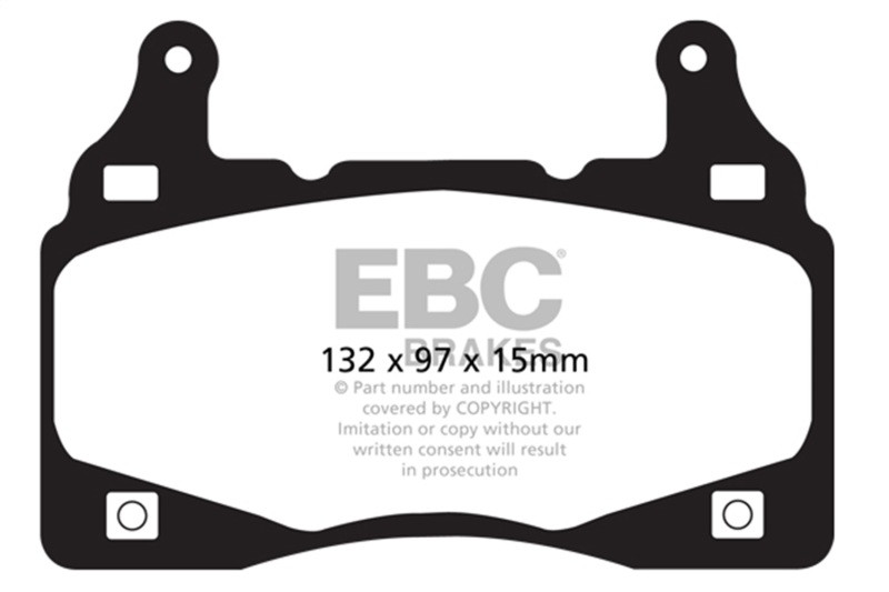 EBC Red Stuff Front Brake Pads for 11-15 Chevy Camaro 6.2L - DP31895C