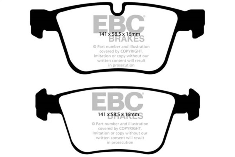 EBC Red Stuff Rear Brake Pads for 07-11 Mercedes CL63 AMG 6.2L - DP31942C