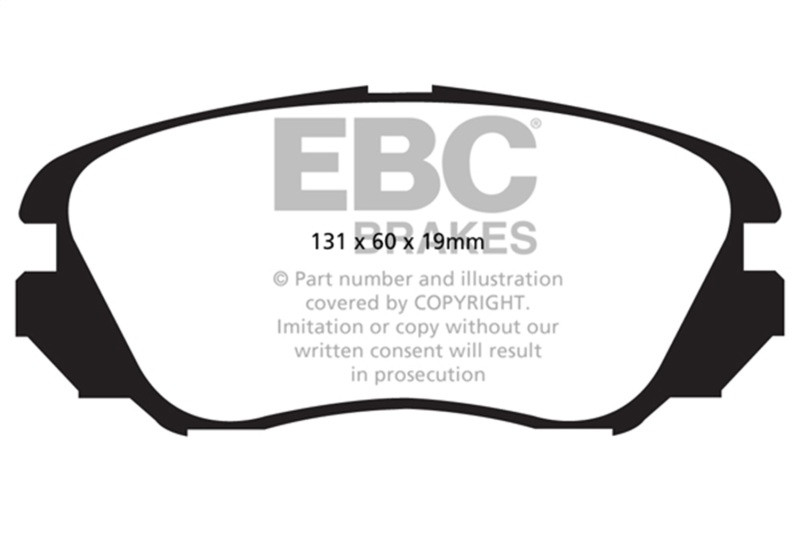 EBC Red Stuff Front Brake Pads for 10+ Buick Allure (Canada) 3.0L - DP32013C