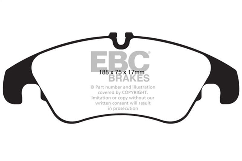 EBC Red Stuff Front Brake Pads for 12-14 Audi A6 2.0L Turbo - DP32022C