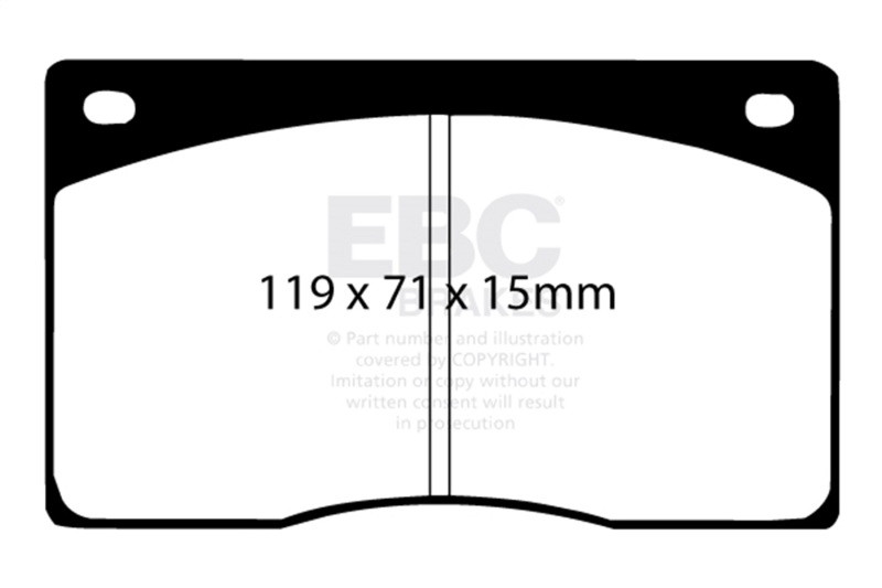 EBC Red Stuff Front Brake Pads for 93-97 Aston Martin DB7 3.2L Supercharged