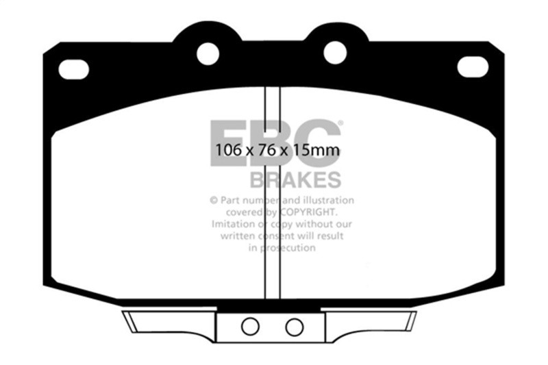 EBC Red Stuff Front Brake Pads for 86-89 Mazda RX7 2.4 / 1.3 Rotary