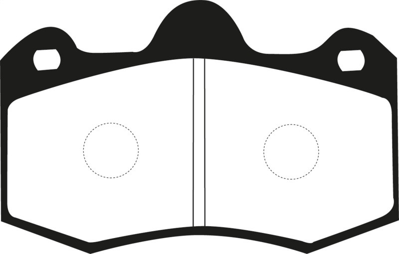 EBC Yellow Stuff Rear Brake Pads for 11+ Mclaren MP4-12C 3.8L Twin Turbo