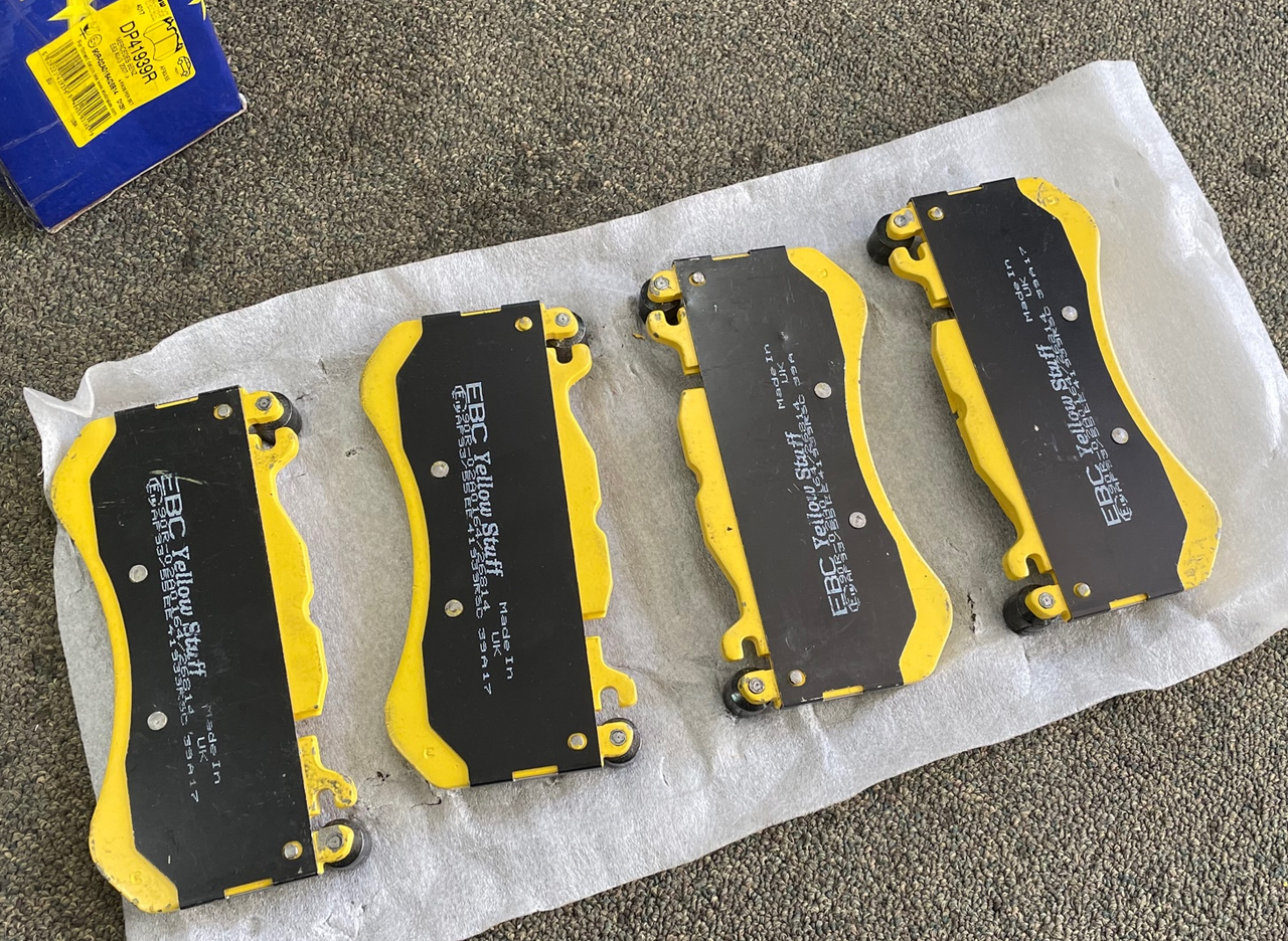 EBC Yellow Stuff Front Brake Pads for 12+ Maserati Quattroporte 3.8L Twin Turbo