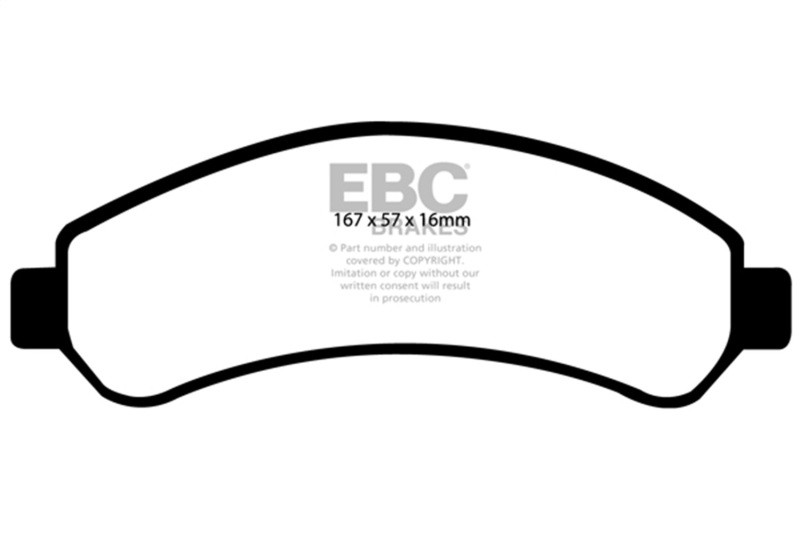 EBC Green Stuff Front Brake Pads for 98-05 Chevy Blazer 4.3L 2WD - DP61256