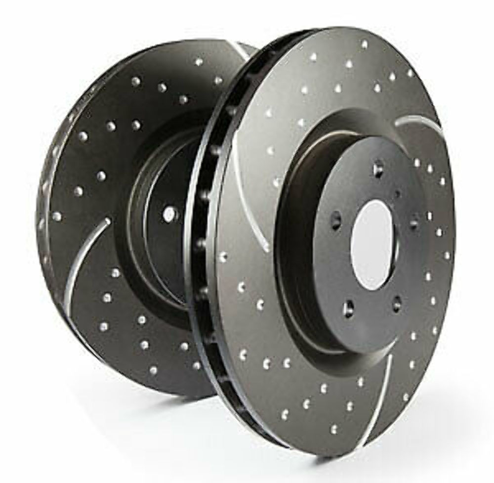 EBC GD Sport Dimple Drilled & Slotted Front Rotors for 98-99 VW Beetle 2.0L